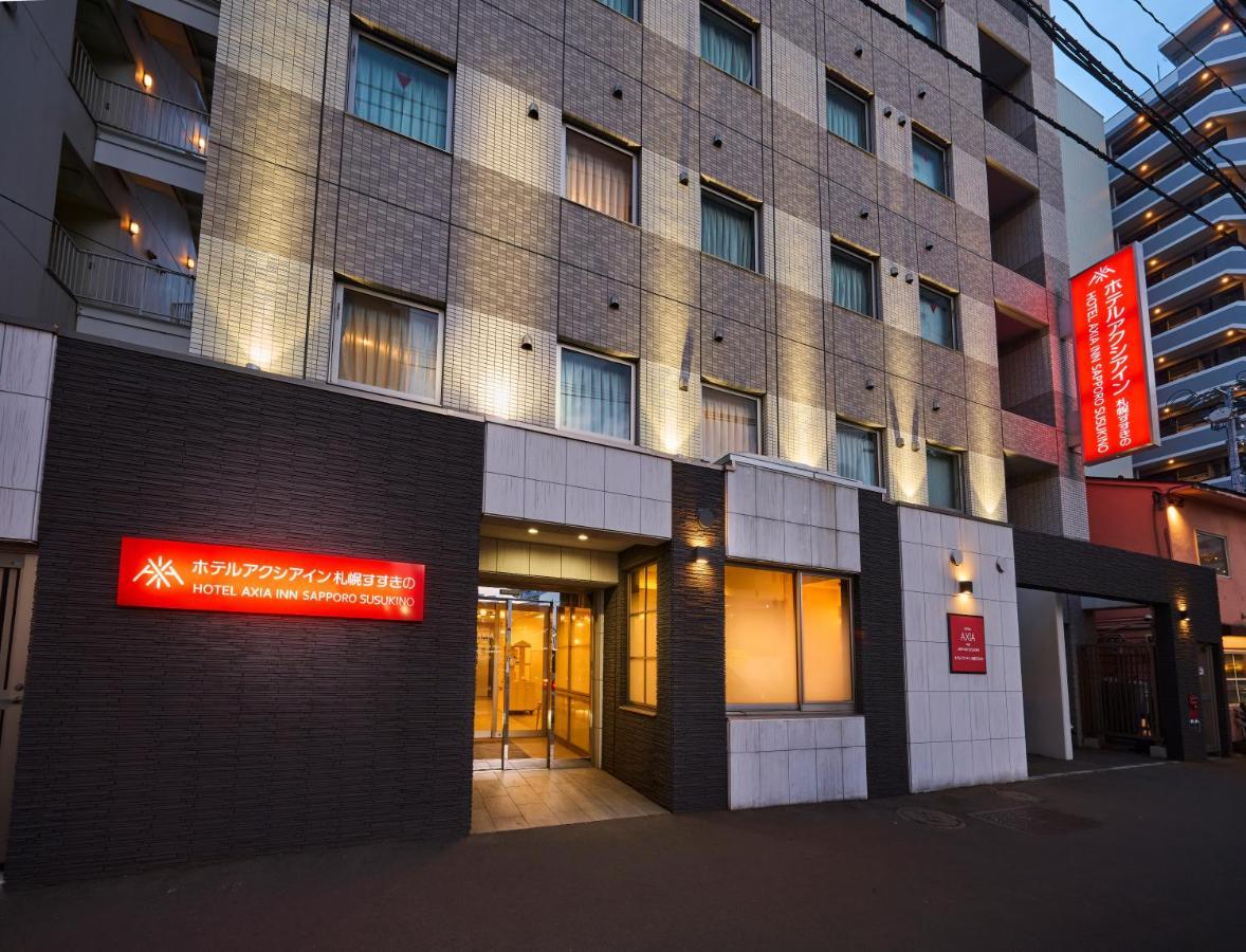 Hotel Axia Inn Sapporo Susukino Bagian luar foto