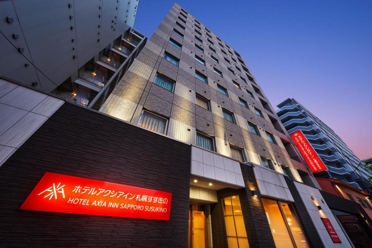 Hotel Axia Inn Sapporo Susukino Bagian luar foto